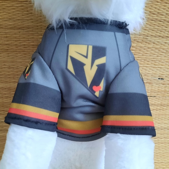 Bark Andre-Fleury, Rare White Plush Dog, Vegas Golden Knights, 2018- NWT - Picture 9 of 16